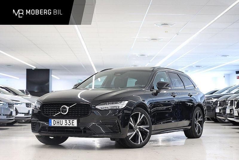 Svart Begagnad 2022 Volvo V90 R-Design Kombi | 394 900 kr (Marknadspris) - Bild 1/3