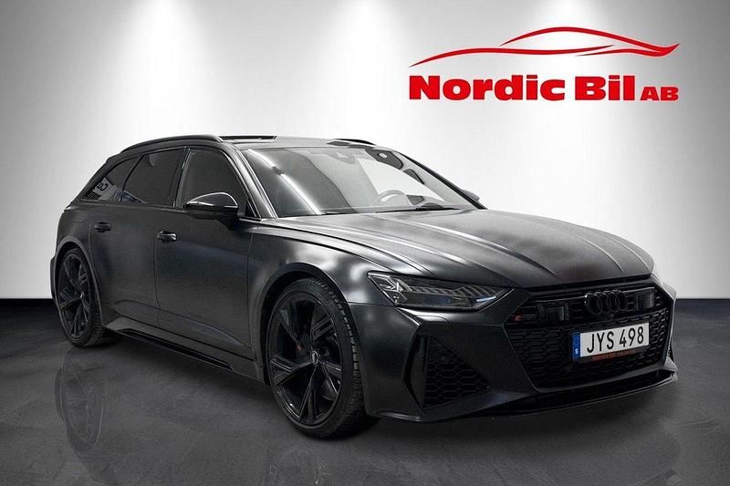 Svart Begagnad 2021 Audi RS6 Comfort Kombi | 1 029 900 kr (Bra pris) - Bild 1/4