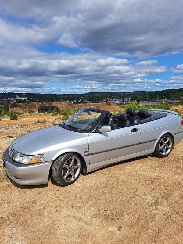 Silver Begagnad 2000 Saab 9-3 Cabriolet Cab | 205 000 kr - Bild 1/4