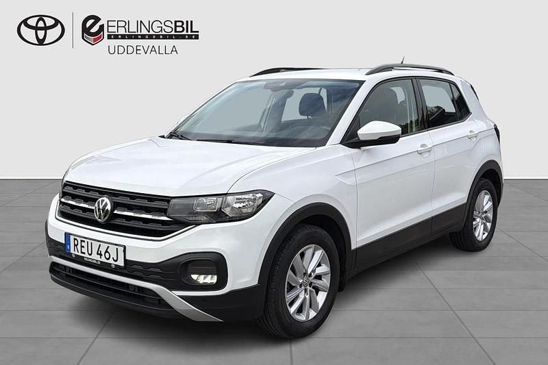 Vit Begagnad 2019 VW T-Cross SUV | 169 900 kr (Marknadspris) - Bild 1/4