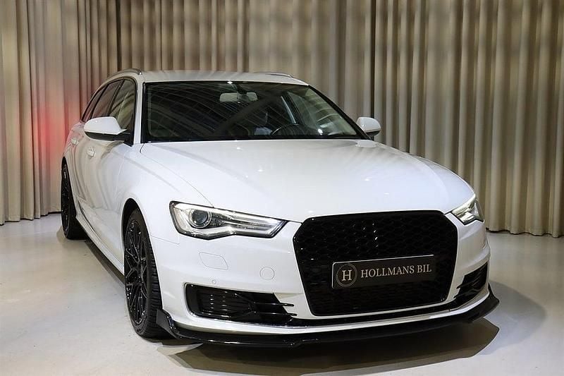 Begagnad Audi A6 S-Line 272 HK (200 kW) 2014 Vit Kombi