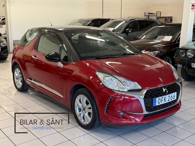 Flerfärgad Begagnad 2016 DS Automobiles DS3 Halvkombi | 79 900 kr - Bild 1/4