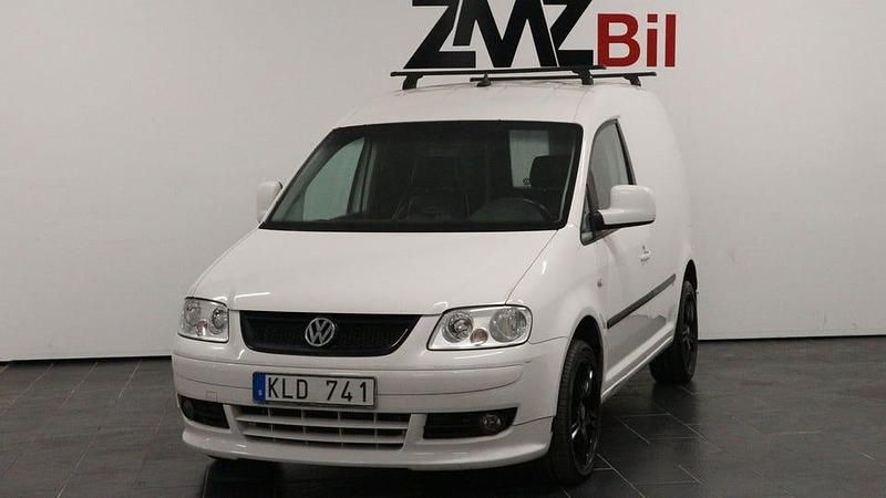 Vit Begagnad 2008 VW Caddy Minibuss | 39 900 kr (Bra pris) - Bild 1/4