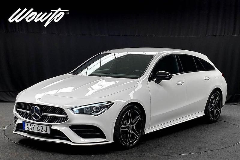 Vit Begagnad 2019 Mercedes CLA220 Shooting Brake AMG Kombi | 289 800 kr (Marknadspris) - Bild 1/3