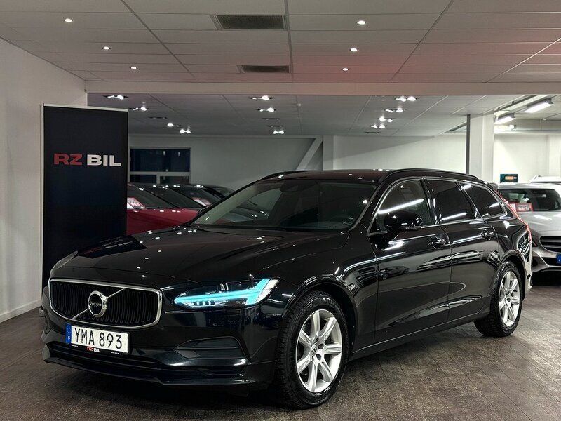 Svart Begagnad 2017 Volvo V90 Business Edition Kombi | 184 900 kr (Marknadspris) - Bild 1/3