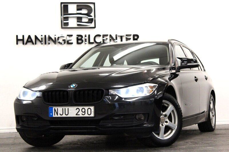 Svart Begagnad 2014 BMW 320 Kombi | 129 900 kr (Bra pris) - Bild 1/4