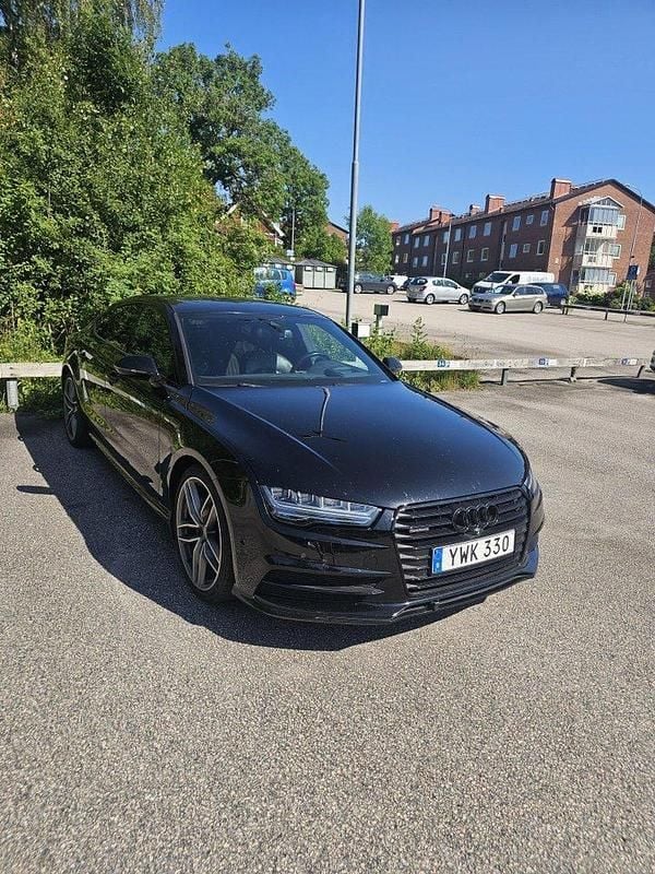 Svart Begagnad 2017 Audi A7 S-Line Halvkombi | 279 000 kr (Marknadspris) - Bild 1/4