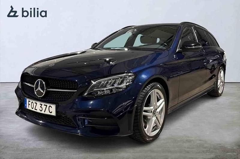 Blå Begagnad 2020 Mercedes C300e Kombi | 289 000 kr - Bild 1/1