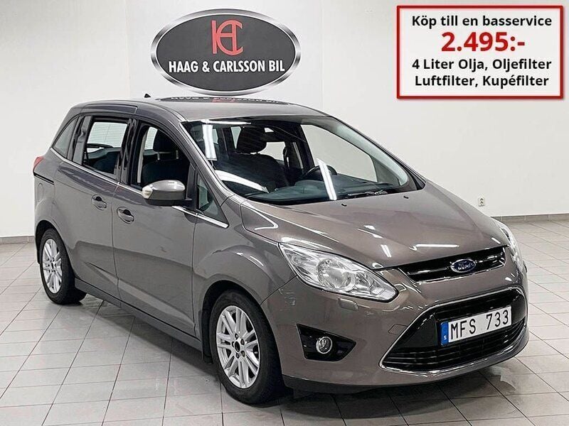 Brun Begagnad 2013 Ford C-MAX Minibuss | 89 000 kr - Bild 1/4