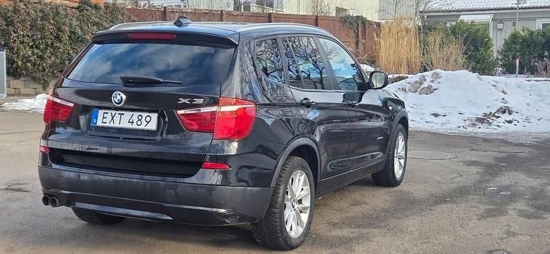 Begagnad BMW X3 184 HK (135 kW) 2012 Svart SUV