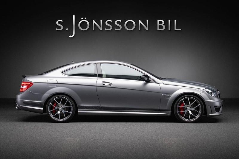 Begagnad Mercedes C63 AMG AMG 508 HK (373 kW) 2014 Silver Sportkupé