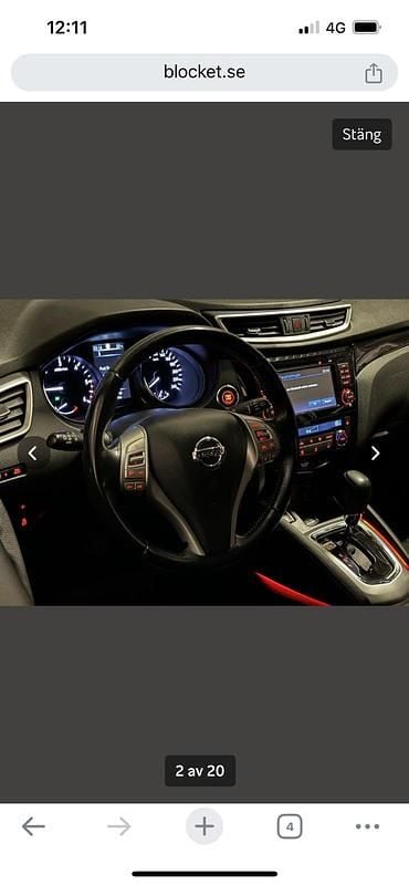 Begagnad Nissan Qashqai 131 HK (96 kW) 2018 SUV