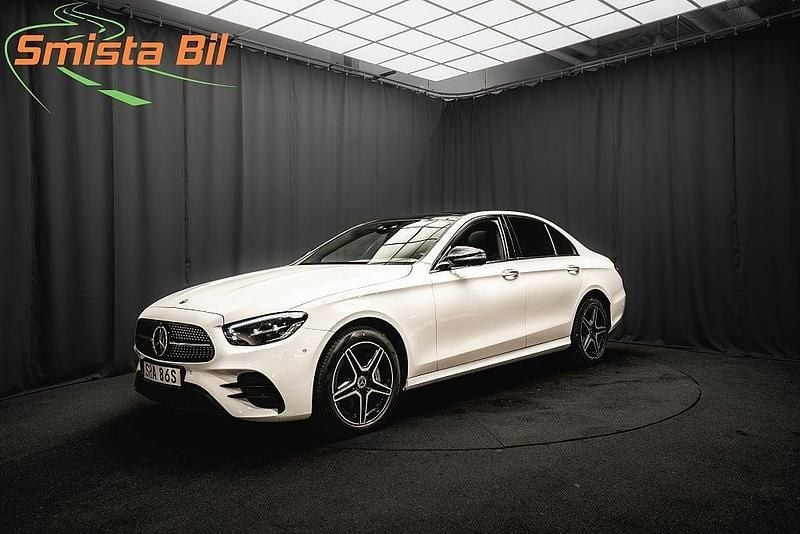 Vit Begagnad 2022 Mercedes E300 AMG Line Premium Plus Sedan | 399 800 kr (Marknadspris) - Bild 1/3