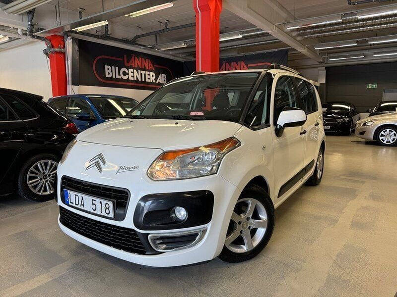 Vit Begagnad 2010 Citroën C3 Picasso Minibuss | 49 000 kr (Dyr) - Bild 1/4
