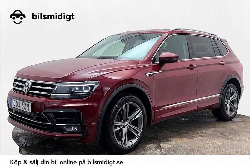Begagnad VW Tiguan Allspace R-line 190 HK (139 kW) 2020 Mörkröd SUV