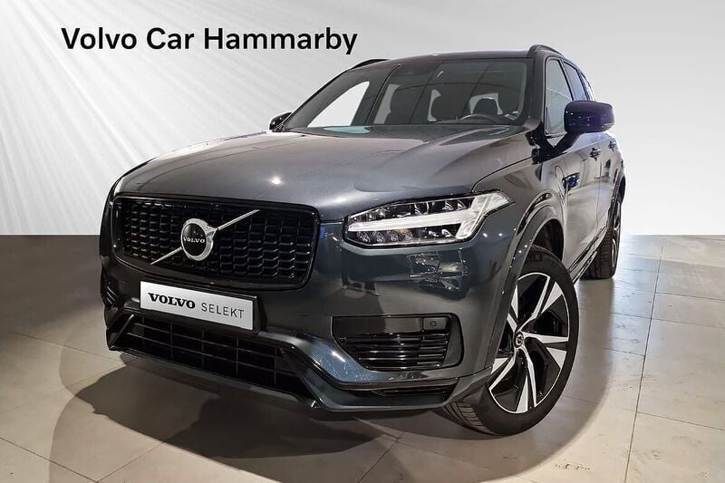 Grå Begagnad 2021 Volvo XC90 R-Design SUV | 619 000 kr (Marknadspris) - Bild 1/4
