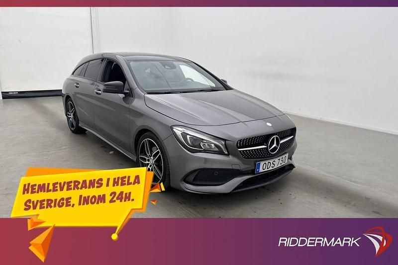 Mörkgrå Begagnad 2016 Mercedes CLA200 Shooting Brake AMG Kombi | 224 800 kr (Marknadspris) - Bild 1/3