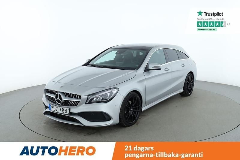 Silver Begagnad 2018 Mercedes CLA200 Shooting Brake Kombi | 222 000 kr (Marknadspris) - Bild 1/4