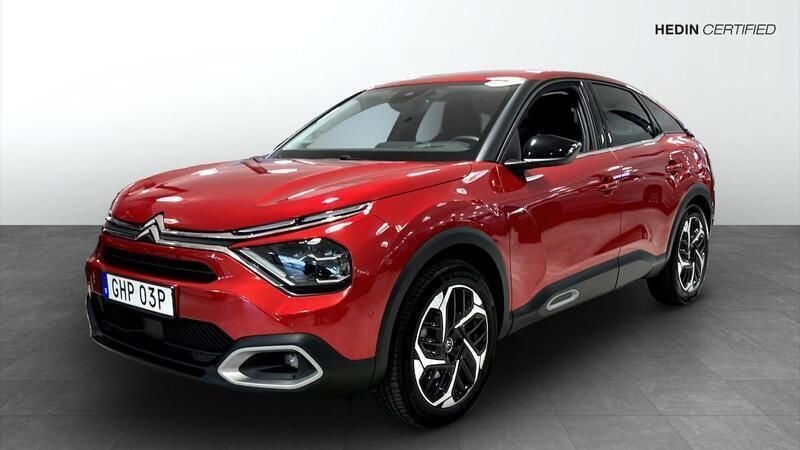 Röd Begagnad 2022 Citroën C4 Shine Halvkombi | 229 900 kr (Marknadspris) - Bild 1/4