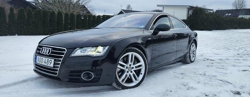 Begagnad Audi A7 Sportback S-Line 310 HK (228 kW) 2014 Diamant svart metalic Halvkombi