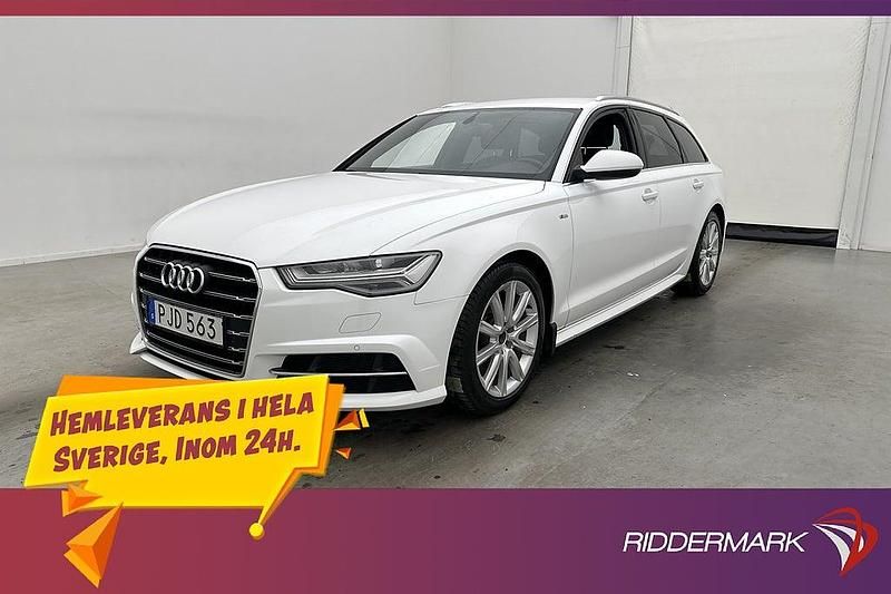 Vit Begagnad 2017 Audi A6 S-Line Kombi | 199 800 kr (Marknadspris) - Bild 1/3