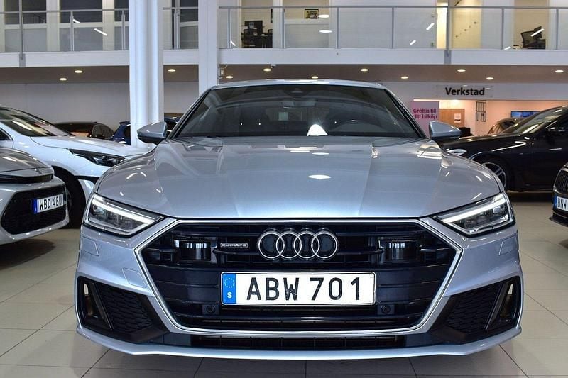 Begagnad Audi A7 S-Line 340 HK (250 kW) 2018 Silver Halvkombi