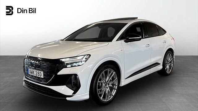Vit Begagnad 2024 Audi Q4 Sportback e-tron S-Line SUV | 669 000 kr - Bild 1/4