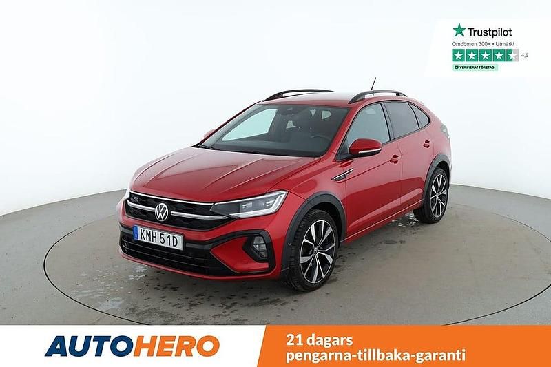 Röd Begagnad 2021 VW Taigo R-line SUV | 250 000 kr (Marknadspris) - Bild 1/4