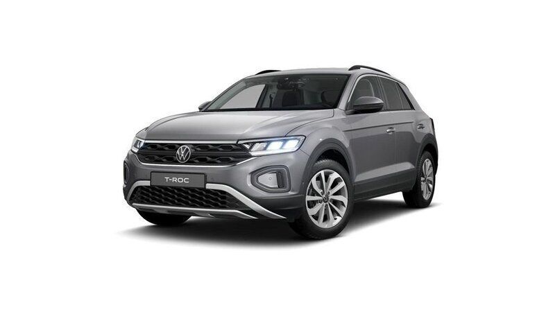 Silver (pyrit silver metallic) Ny 2025 VW T-Roc Edition SUV | 352 200 kr (Marknadspris) - Bild 1/4