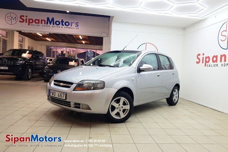 Begagnad Chevrolet Kalos 73 HK (53 kW) 2007 Grå Halvkombi