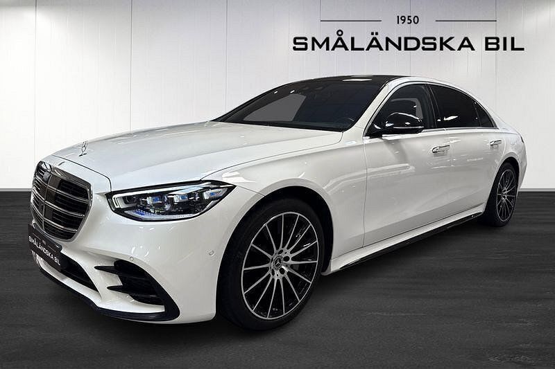 Vit Begagnad 2021 Mercedes S580 AMG Sedan | 1 149 000 kr - Bild 1/4