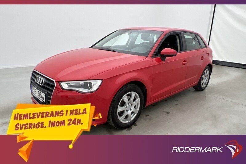 Röd Begagnad 2013 Audi A3 Sportback Attraction Halvkombi | 79 800 kr (Bra pris) - Bild 1/3