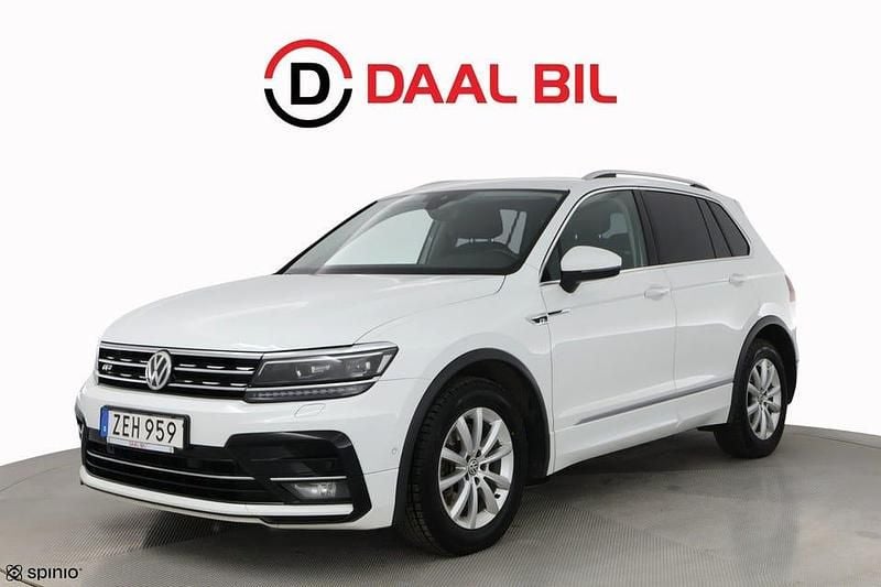 Begagnad VW Tiguan R-line 190 HK (139 kW) 2018 Vit SUV