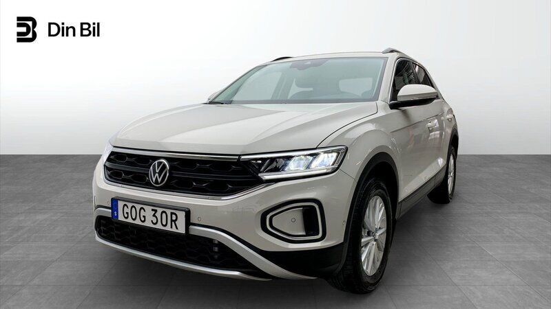 Ljusgrå Begagnad 2024 VW T-Roc SUV | 319 900 kr (Marknadspris) - Bild 1/4