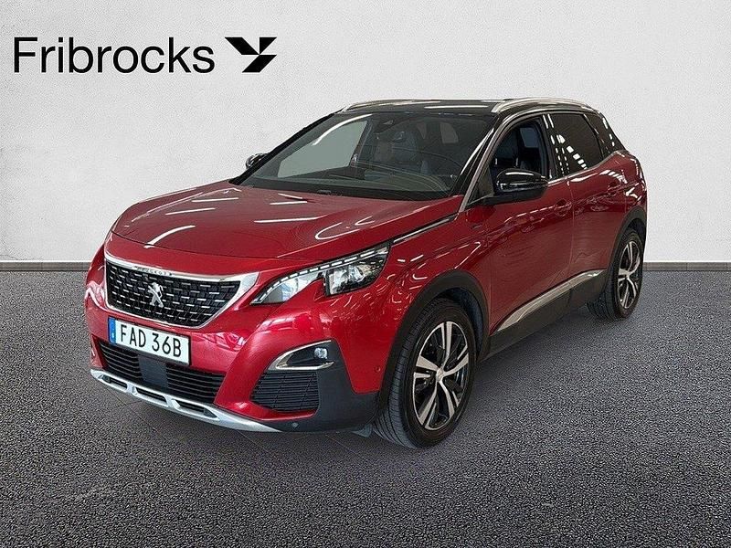 Röd Begagnad 2020 Peugeot 3008 GT-line SUV | 209 800 kr (Marknadspris) - Bild 1/4
