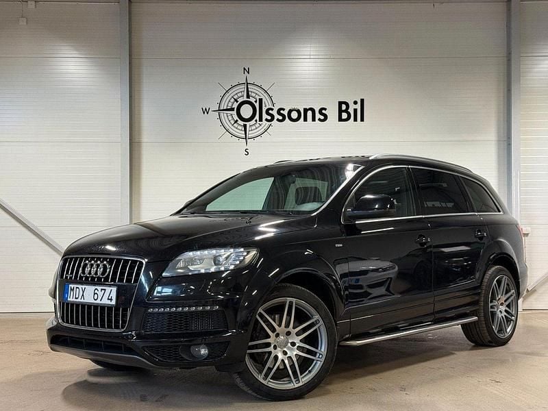 Svart Begagnad 2012 Audi Q7 S-Line SUV | 169 900 kr (Marknadspris) - Bild 1/4