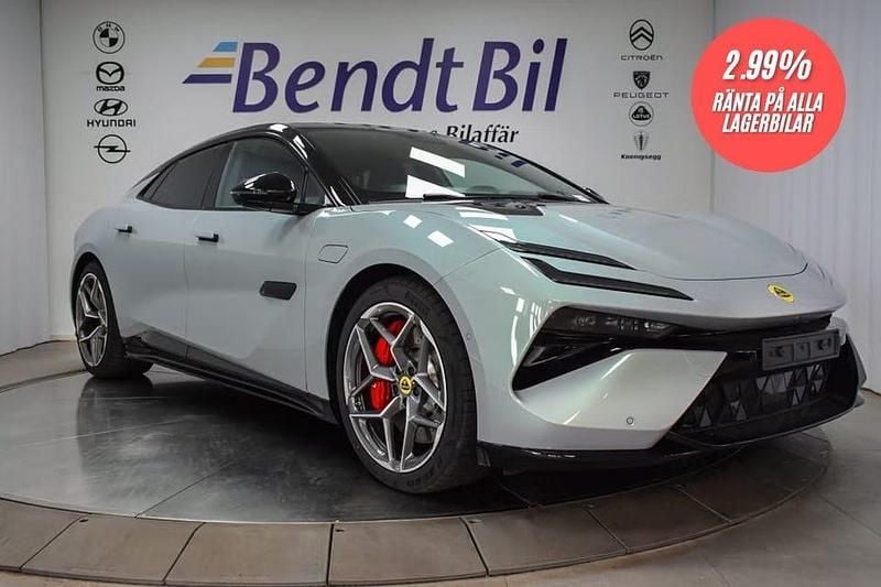 Begagnad Lotus Emeya 450 kW (612 HK) 2024 Boreal grey metallic Halvkombi