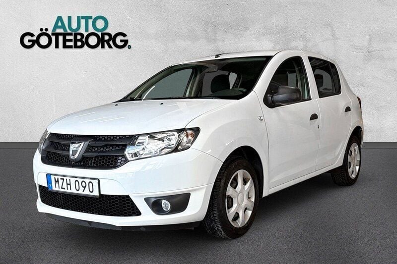 Vit Begagnad 2016 Dacia Sandero Halvkombi | 64 900 kr (Bra pris) - Bild 1/3