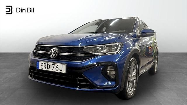 Blå Begagnad 2022 VW Taigo R-line SUV | 239 500 kr (Marknadspris) - Bild 1/4