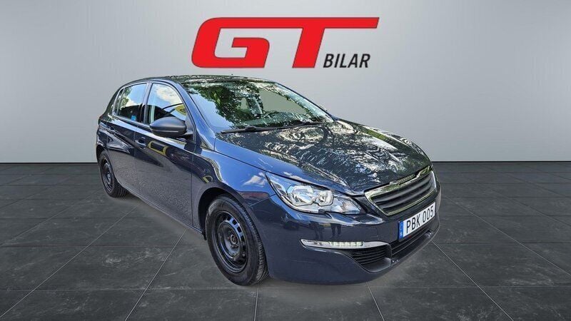 Mörkgrå Begagnad 2016 Peugeot 308 Access Halvkombi | 68 900 kr - Bild 1/4