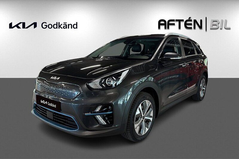 Grå (interstellar grey metallic) Begagnad 2021 Kia e-Niro 2 SUV | 269 800 kr (Marknadspris) - Bild 1/3