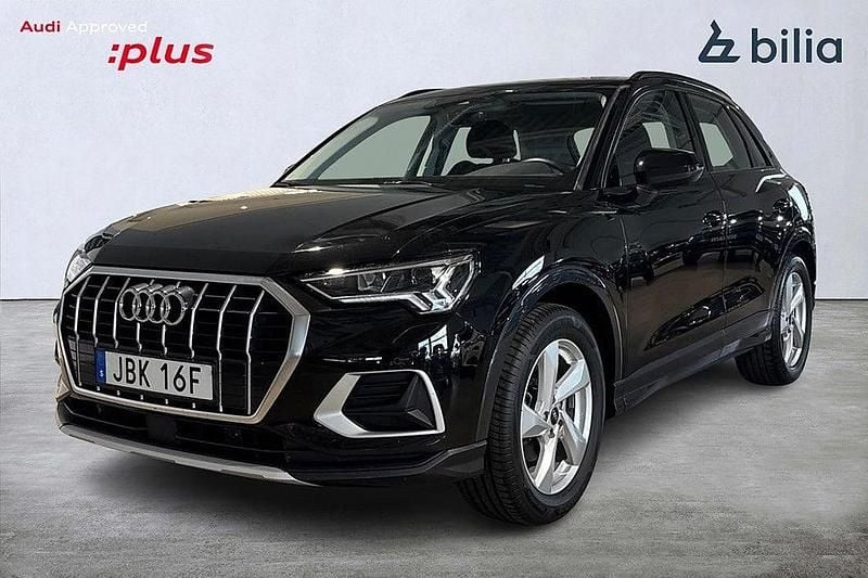 Svart Begagnad 2024 Audi Q3 Advanced Plus SUV | 349 000 kr (Marknadspris) - Bild 1/3