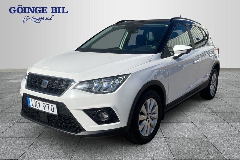 Vit Begagnad 2018 Seat Arona SUV | 159 900 kr (Marknadspris) - Bild 1/3