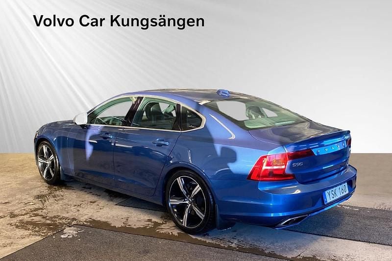 Begagnad Volvo S90 R-Design 339 HK (249 kW) 2017 Blå Sedan