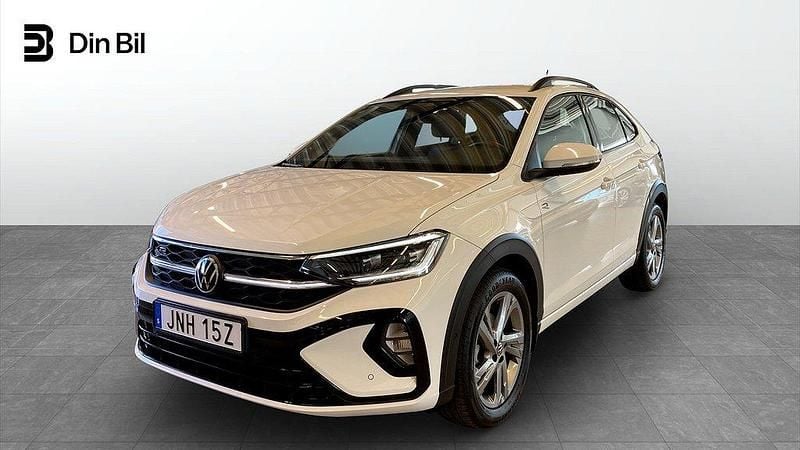 Vit Begagnad 2024 VW Taigo R-line SUV | 249 900 kr (Marknadspris) - Bild 1/4
