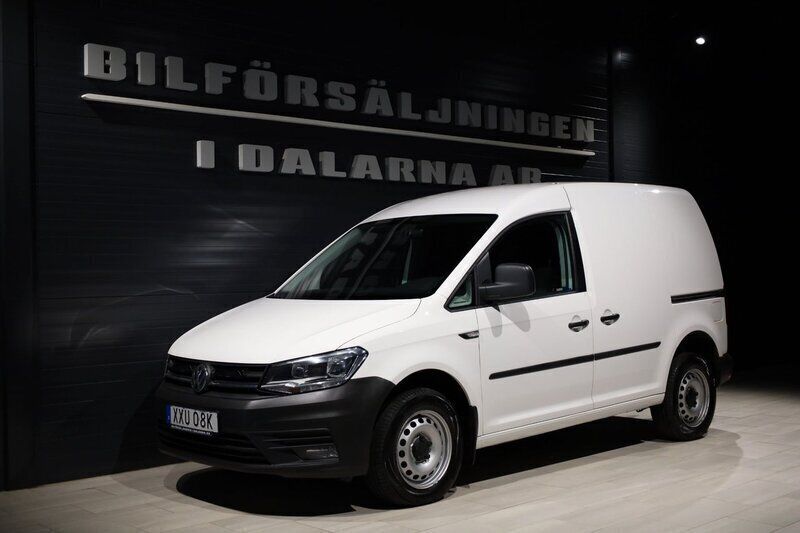 Vit Begagnad 2020 VW Caddy Minibuss | 169 000 kr (Superpris) - Bild 1/4