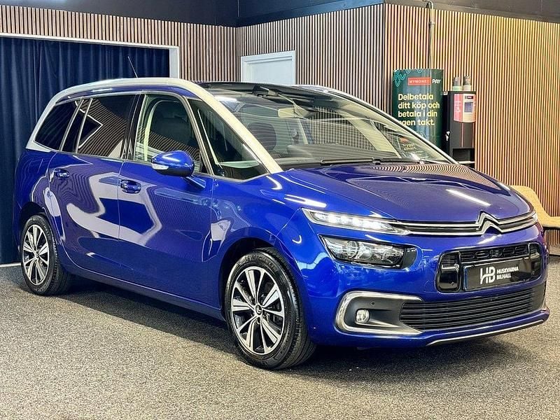 Blå Begagnad 2018 Citroën Grand C4 Picasso Minibuss | 169 900 kr (Marknadspris) - Bild 1/4