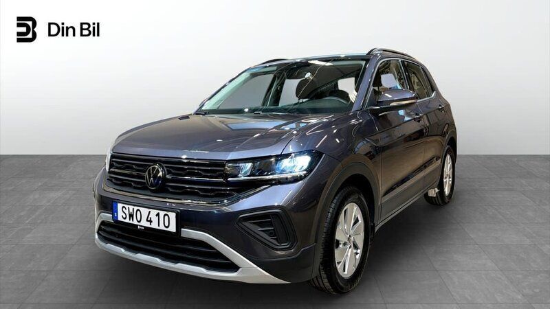 Grå Begagnad 2023 VW T-Cross Life SUV | 219 900 kr (Marknadspris) - Bild 1/4