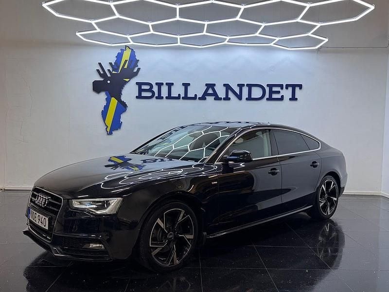 Svart Begagnad 2014 Audi A5 S-Line Halvkombi | 139 900 kr (Marknadspris) - Bild 1/4