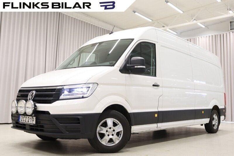 Vit Begagnad 2019 VW Crafter Van | 399 900 kr (Marknadspris) - Bild 1/4
